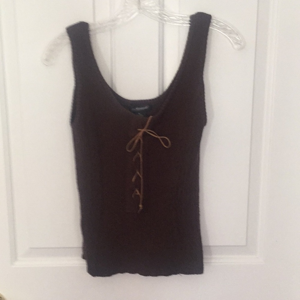 Sweater tank top
